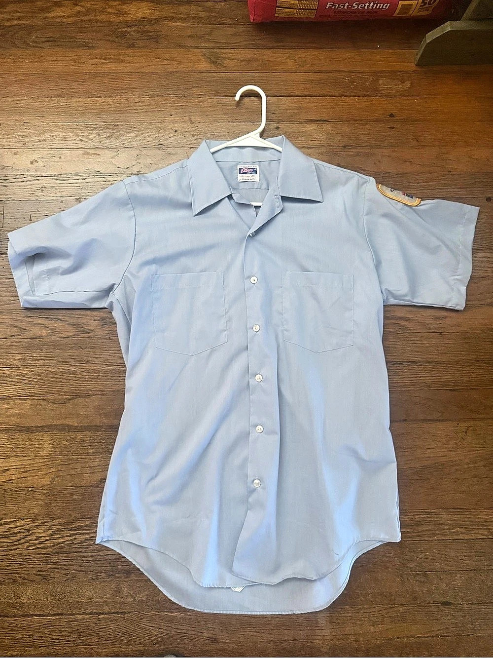 Vintage Letter Carrier USPS Elbeco Post Office Union Made Short Sleeve Shirt Siz